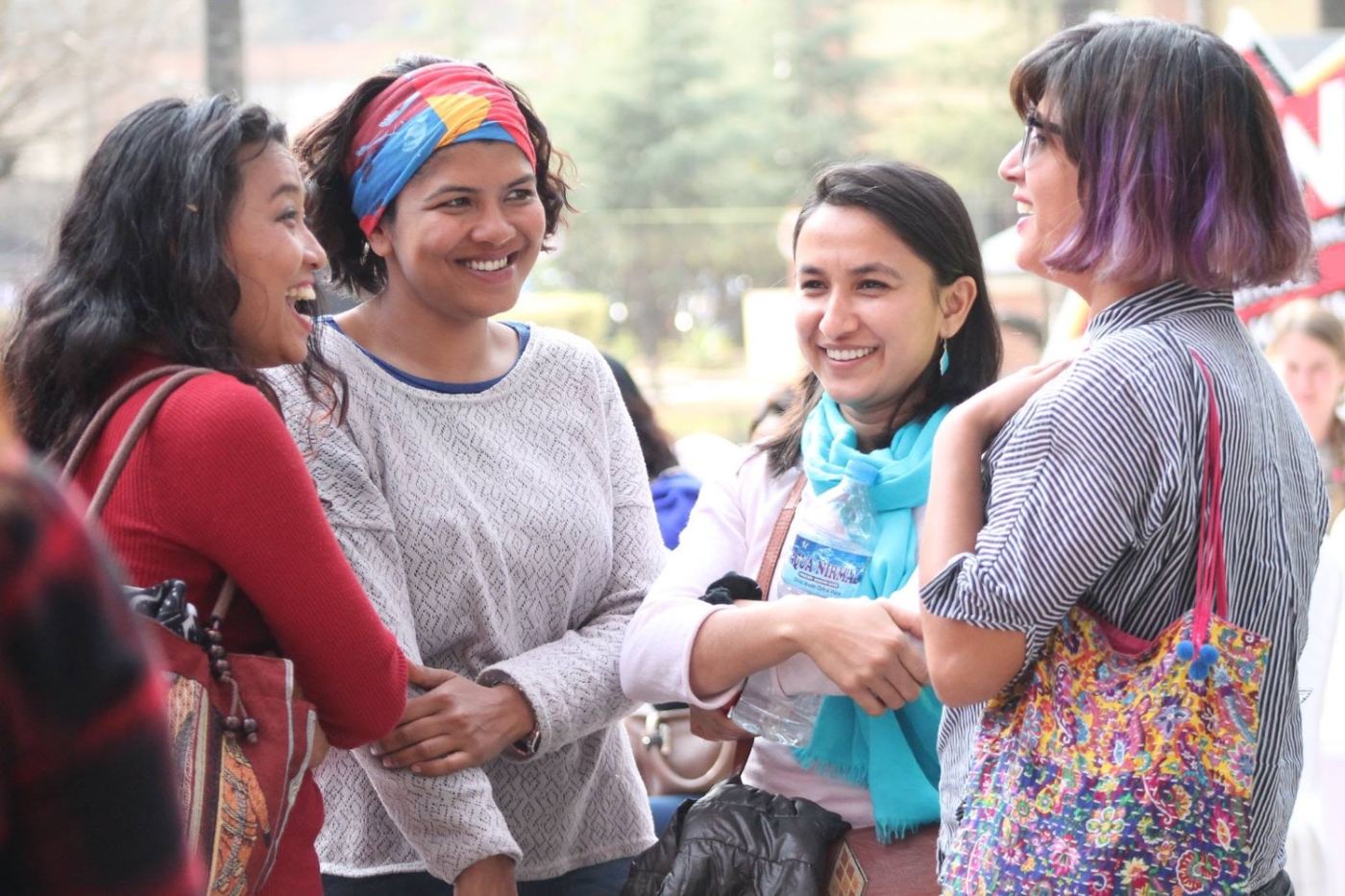the women of the world festival. four strangers, one joke, every one of them with a plan.